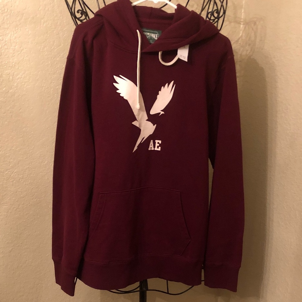 American Eagle Outfitters Men’s or Women's Burgundy Hoodie XL NWT